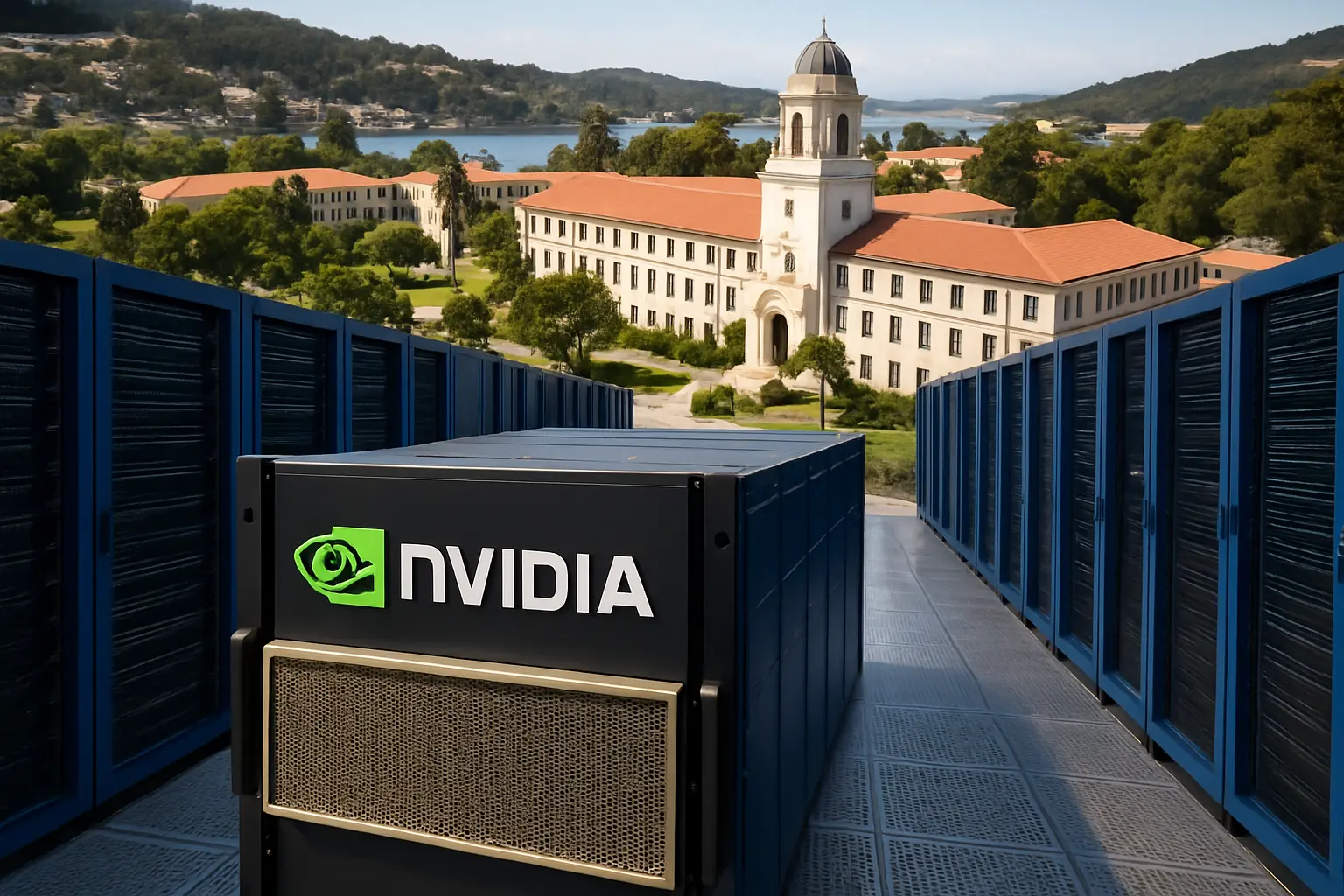 NVIDIA uvádza do prevádzky AI superpočítač na vojenskej škole v USA