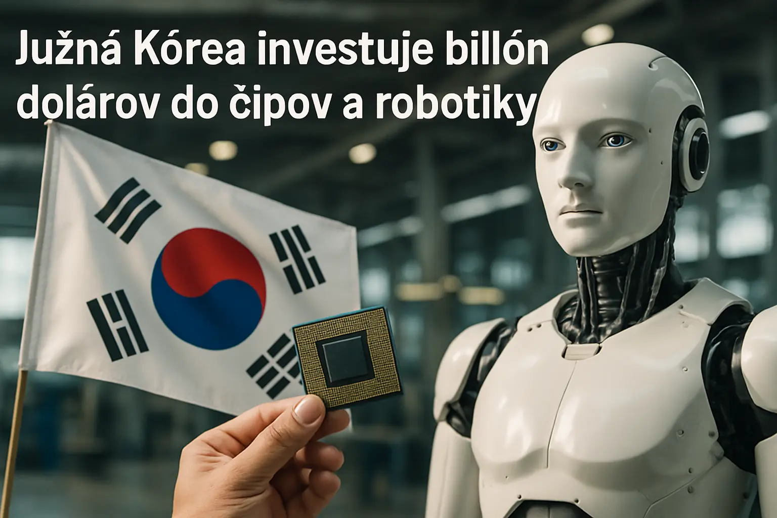 Južná Kórea investuje bilión dolárov do čipov a robotiky