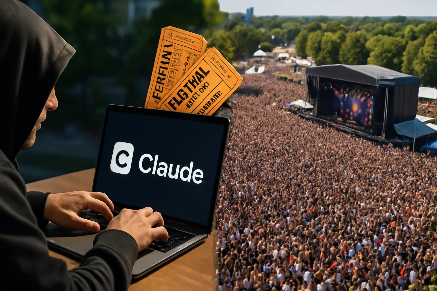 Claude: Ako AI pomohla hackerovi vydávať lístky na festivaly