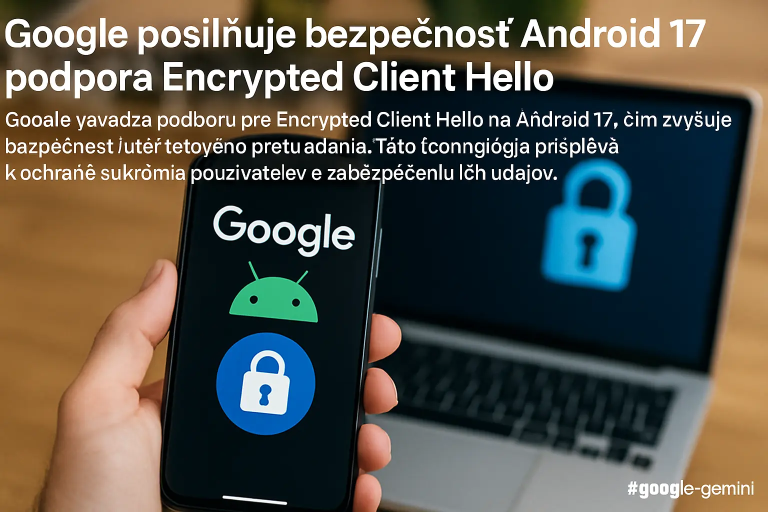 Google posilňuje bezpečnosť Android 17 podpora Encrypted Client Hello