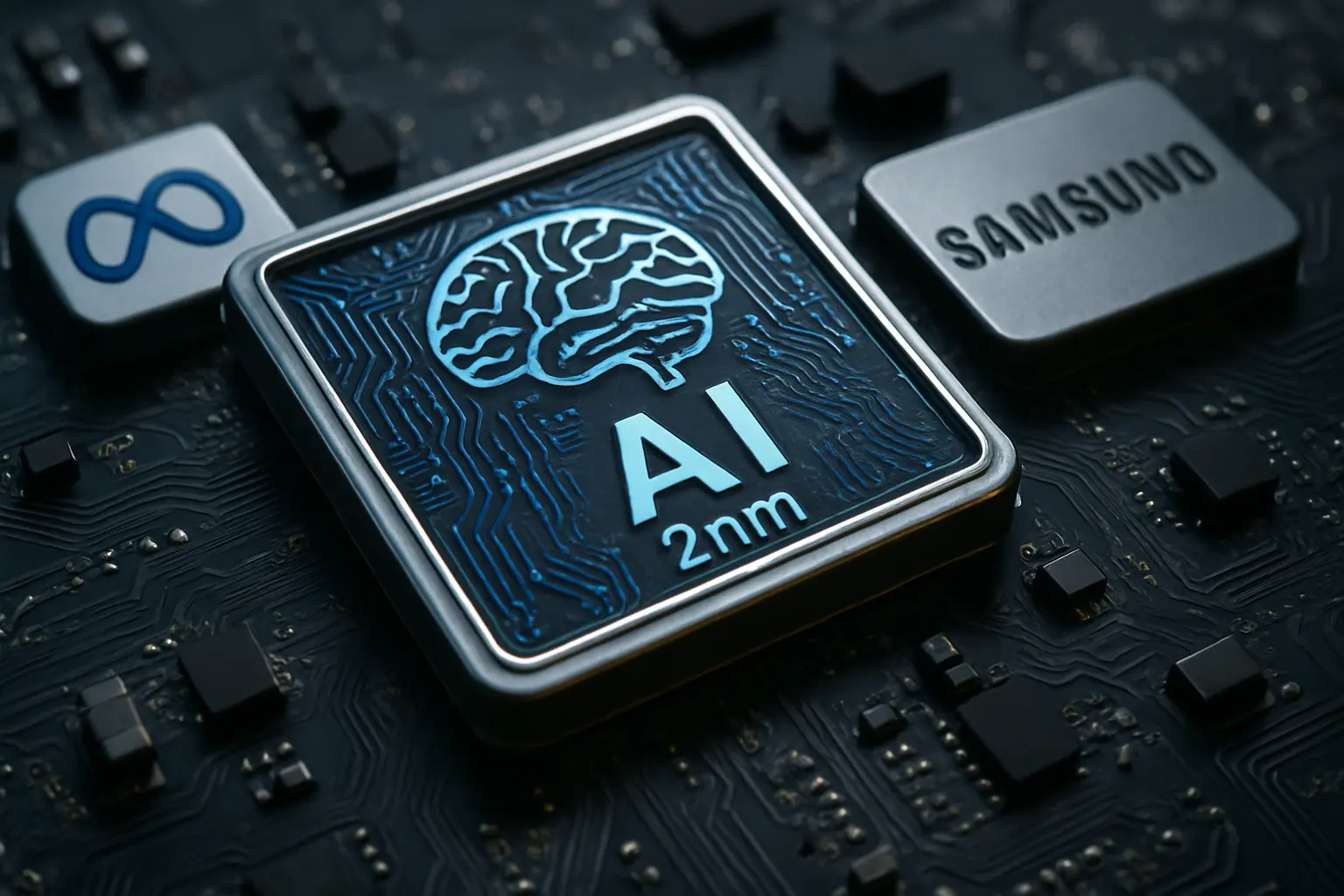 Meta uzatvára dohodu so Samsung Foundry na výrobu 2nm AI čipov