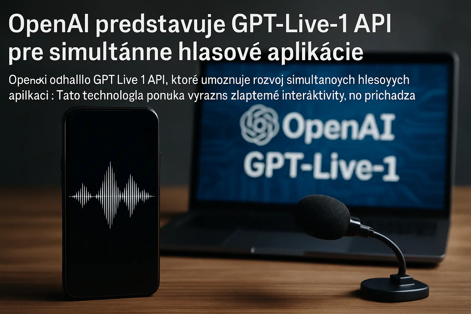 OpenAI predstavuje GPT-Live-1 API pre simultánne hlasové aplikácie