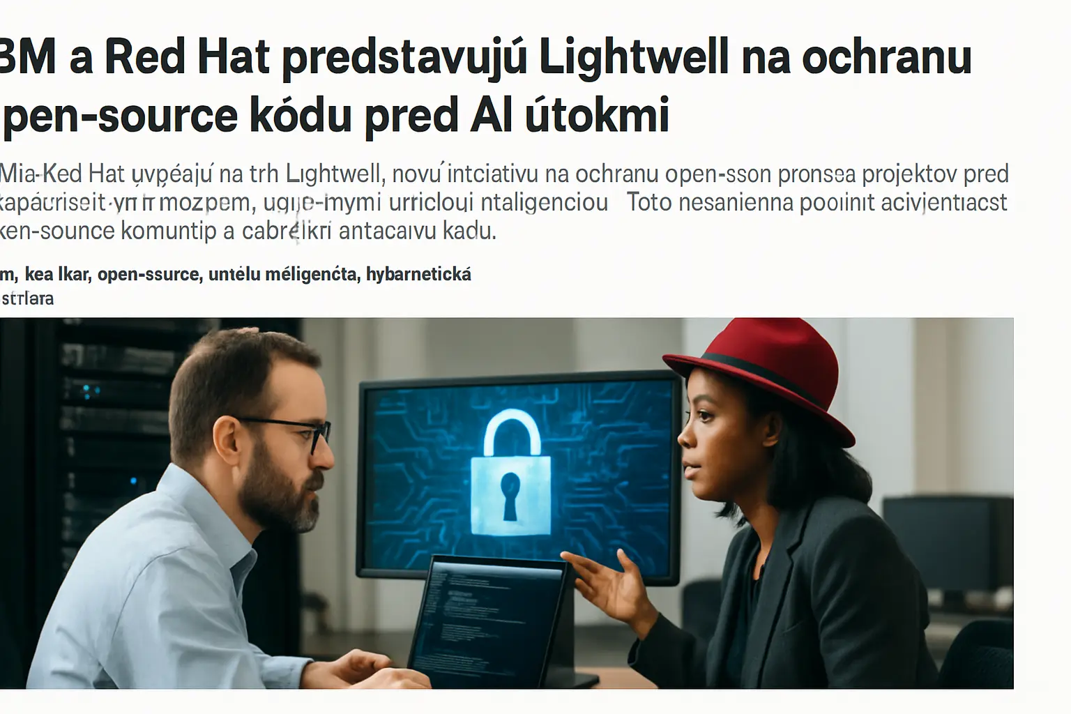 IBM a Red Hat predstavujú Lightwell na ochranu open-source kódu pred AI útokmi