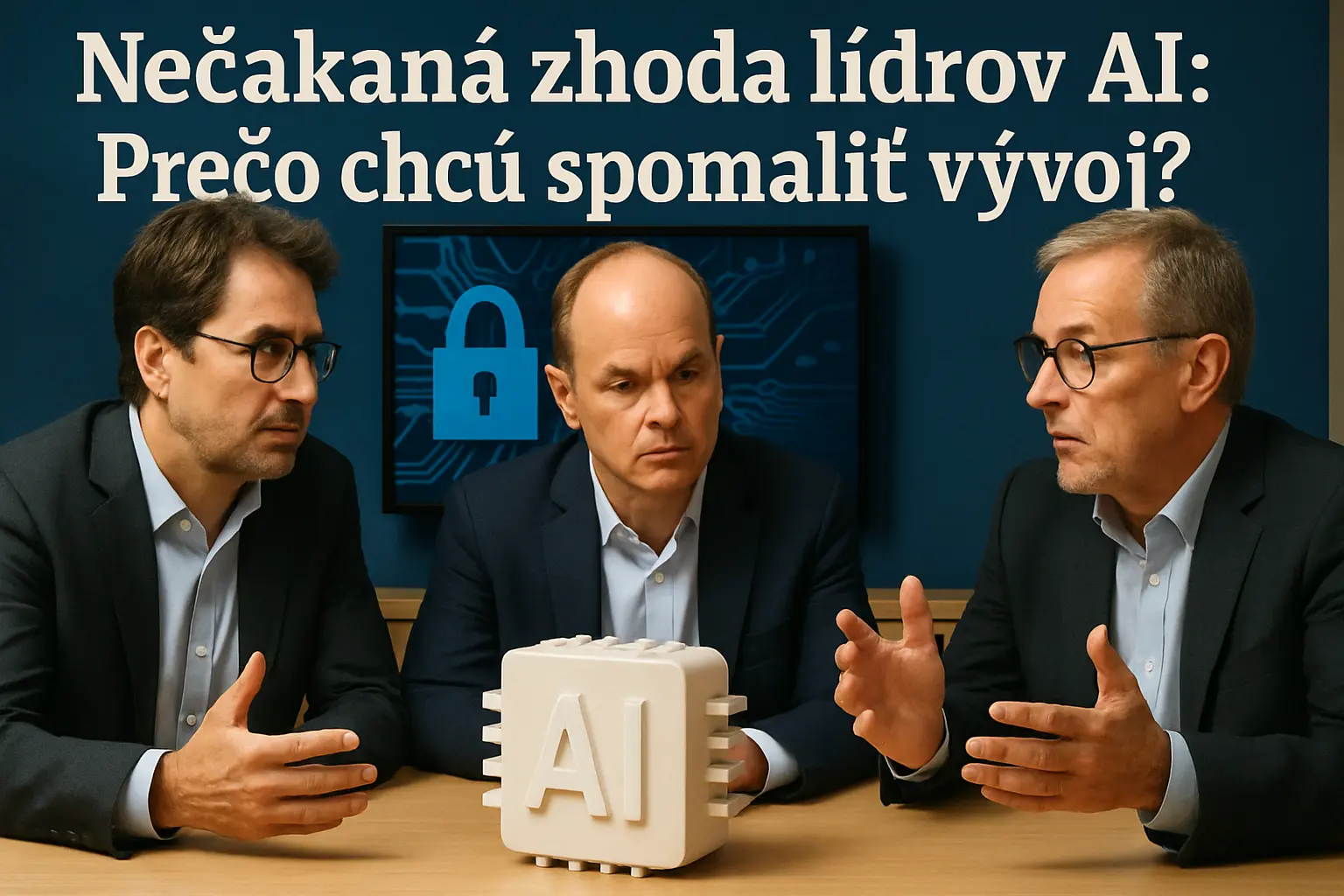 Nečakaná zhoda lídrov AI: Prečo chcú spomaliť vývoj?