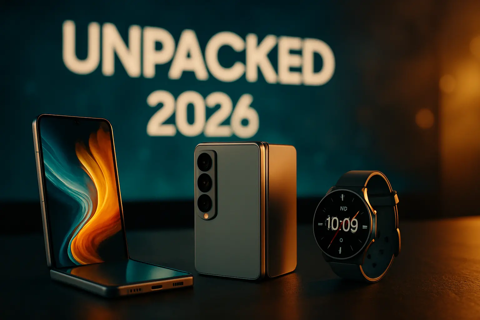 Samsung Unpacked 2026: Nové skladacie telefóny a hodinky